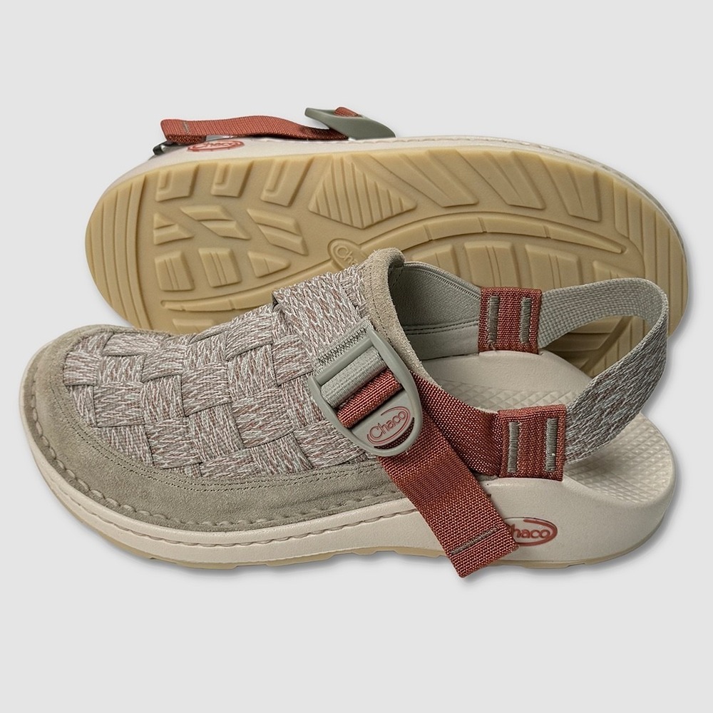 Chaco Canyon Woven Clog Sandals - NWT Mens Size 7 Beige / Khaki - #49131-TOP1